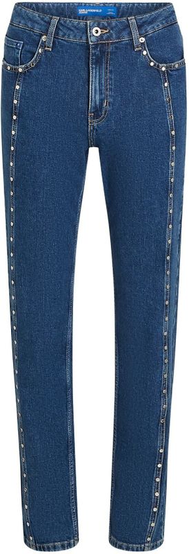 Karl Lagerfeld - A4W10051 - Spijkerbroek - Metalen Studs - Mom Jeans