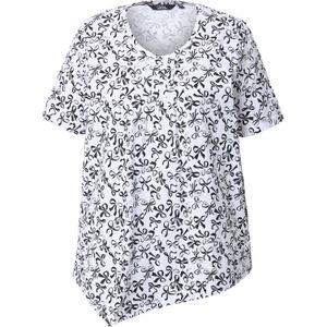 Ulla Popken Shirt  zwart / wit