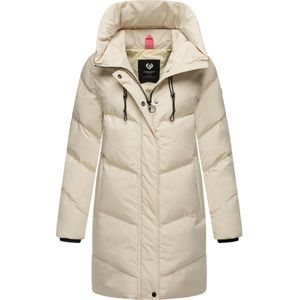 Ragwear Wintermantel 'Avelin'  lichtbeige / zwart