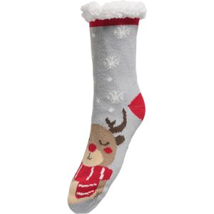 ONLY Sokken 'ONLCHRISTMAS'  lichtbruin / lichtgrijs / rood / wit