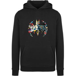 F4NT4STIC Sweatshirt 'Batman Comic Book Logo'  gemengde kleuren