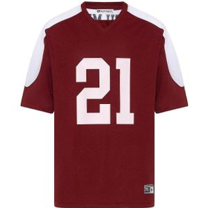 Dandalo Shirt  merlot / zwart / wit