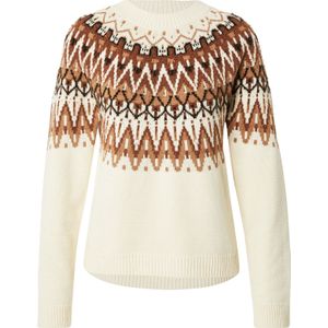 Gebreide Trui - Katoenmix - Jacquardpatroon - Raglanmouwen