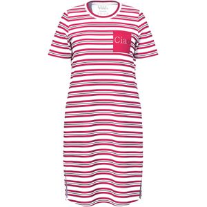 Ulla Popken Nachthemd  rood / zwart / wit