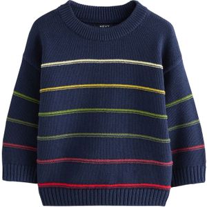 Next Trui  navy / geel / groen / rood