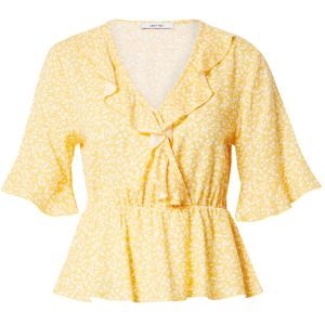 ABOUT YOU Shirt 'Tabea'  geel / wit