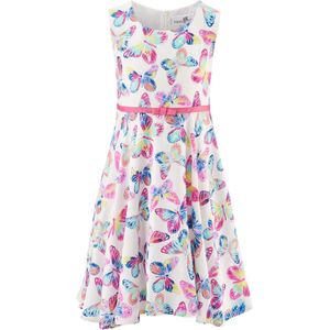 happy girls Jurk  ecru / navy / lichtblauw / pink