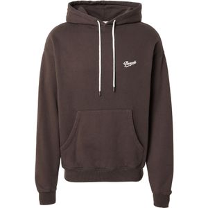 POMPEII Sweatshirt 'SABONS'  chocoladebruin / wit