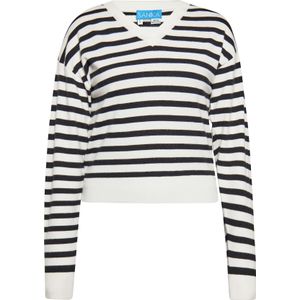 SANIKA Trui  zwart / wit