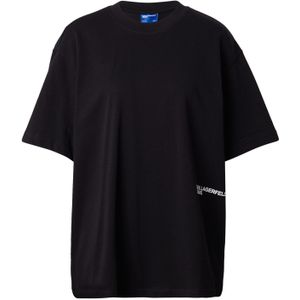KARL LAGERFELD - JEANS - T-shirt - Zwart/Wit - Oversized