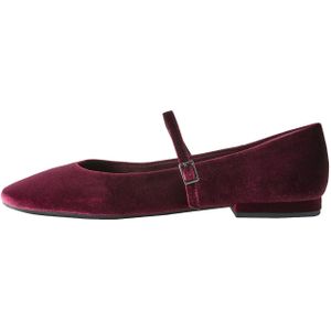 Next Ballerina met riempjes  wijnrood
