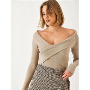 Bianco Lucci Shirt  lichtbruin