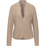 Street One - Jacquard Blazer - Beige - Dames