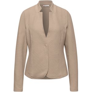 Street One - Jacquard Blazer - Beige - Dames