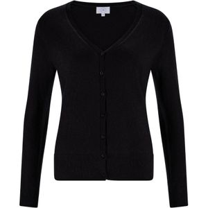 CASH-MERE.CH Gebreid vest  zwart