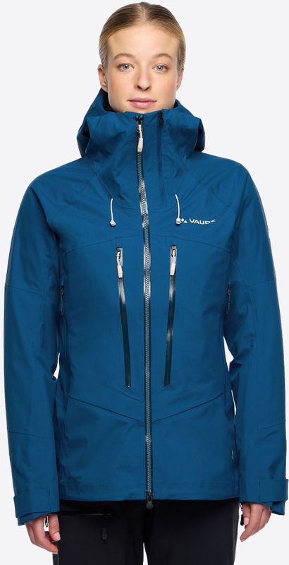 VAUDE - Monviso 3L - Hardshell Jas - Dames - Waterdicht - Met Kap