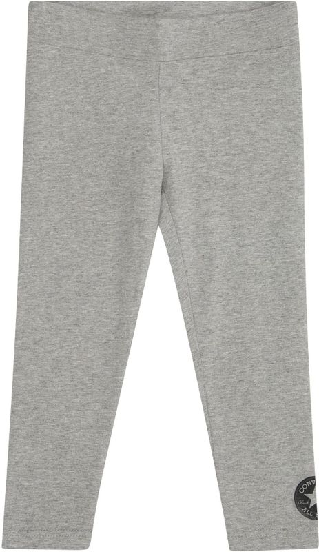 Converse - Wordmark - Legging - Grijs - 95% Katoen - 5% Elastaan