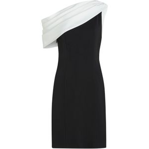 Karl Lagerfeld Cocktailjurk  zwart / wit