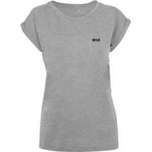 F4NT4STIC Shirt 'Wild'  grijs / zwart