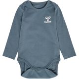 Hummel - Rompertje - Duifblauw - Jersey - Logoprint
