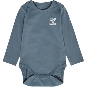 Hummel - Rompertje - Duifblauw - Jersey - Logoprint
