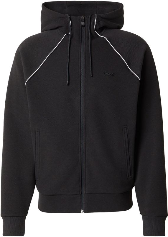 BOSS Sweatvest 'Join Saggy'  zwart