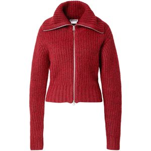 WEEKDAY Gebreid vest  rood