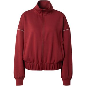 ONLY Sweatvest 'ONLMILA'  karmijnrood / wit