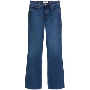 Marc O'Polo - Jeans - Donkerblauw - Flared - Mid Waist