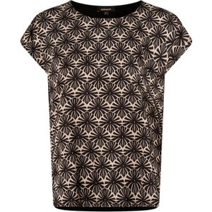 MORE & MORE Blouse  beige / zwart