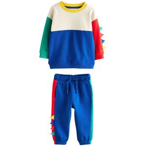 Next Joggingpak  royal blue/koningsblauw / groen / rood / wit