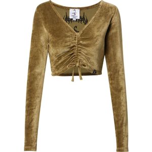 VIERVIER Shirt 'Joana'  bruin