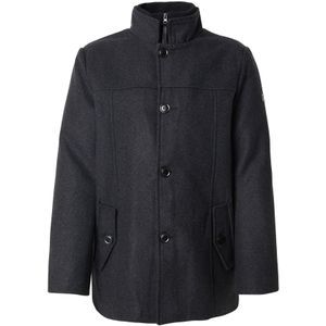 Indicode - INLunik - Wollen Jack - Houtskool