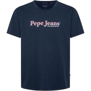 Pepe Jeans - PM509649 - T-shirt - Granaatappel - Korte Mouwen - Biologisch Katoen - Duurzaam