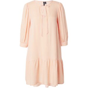 VERO MODA Jurk  oranje / wit