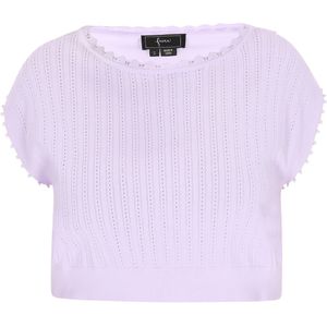 faina Gebreide top  lavendel