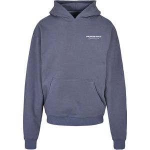 Merchcode Sweatshirt 'Unlimited Skills'  duifblauw / geel / grijs / kaki / wit