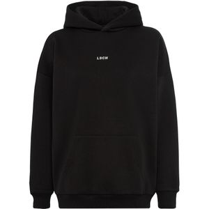 LSCN by LASCANA - Hoodie - Zwart - Met opgezette kangoeroezak