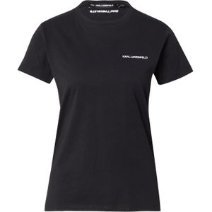 Karl Lagerfeld Shirt 'ESSENTIAL'  zwart / wit