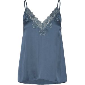 rosemunde Top 'Satina'  donkerblauw