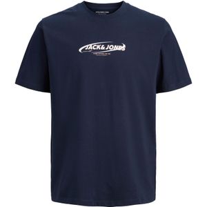 JACK & JONES Shirt  beige / marine / wit