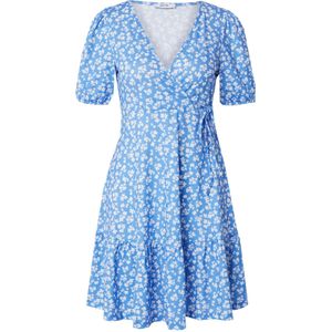 ABOUT YOU Jurk 'Laila'  azuur / wit