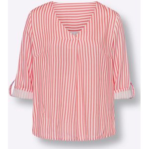 heine Blouse  beige / rood