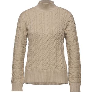 Street One - Dames Jumper - Beige - Kabelpatroon