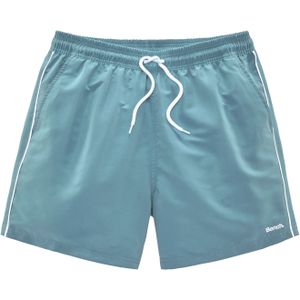 BENCH Zwemshorts  lichtblauw / wit