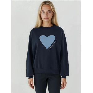 Hiccup Sweatshirt  blauw / marine / wit