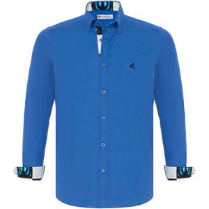 Dandalo Overhemd 'Mauri'  blauw / zwart / wit