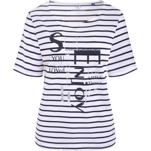 Navigazione Shirt  zwart / zilver / wit