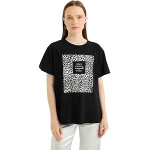 HOME STORE Shirt  zwart / wit
