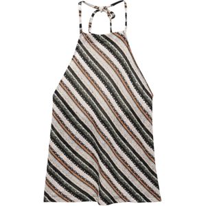 Pull&Bear Top  sand / groen / zwart / wit